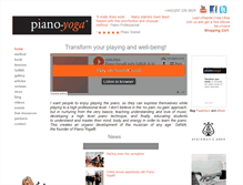Tablet Screenshot of piano-yoga.com